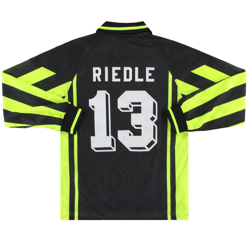 1996-97 Borussia Dortmund Nike Away Shirt Riedle #13 L/S XS Football Shirt