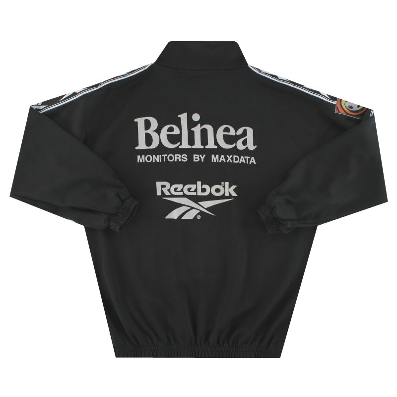 1996-97 Borussia Monchengladbach Reebok 1/4 Zip Top M | Vintage