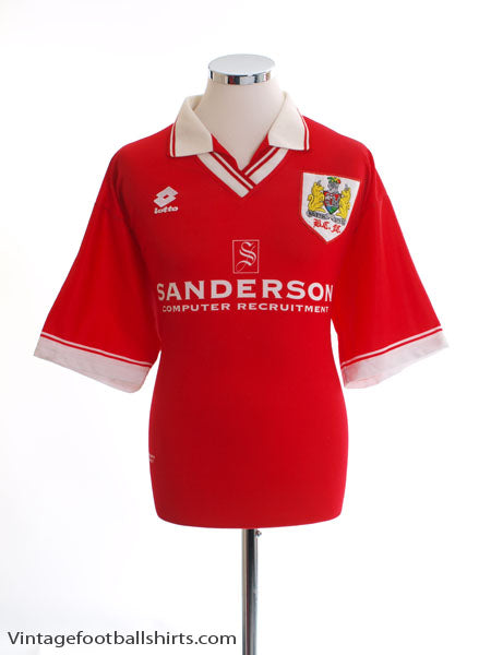 1996-97 Bristol City Centenary Home Shirt L Football Shirt