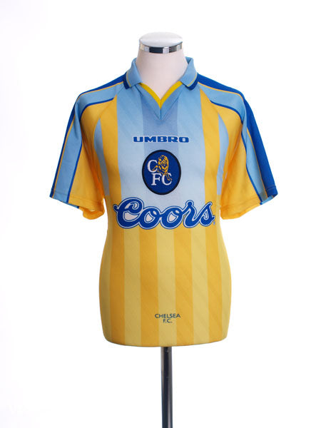 1996-97 Chelsea Away Shirt L Vintage Football Shirts