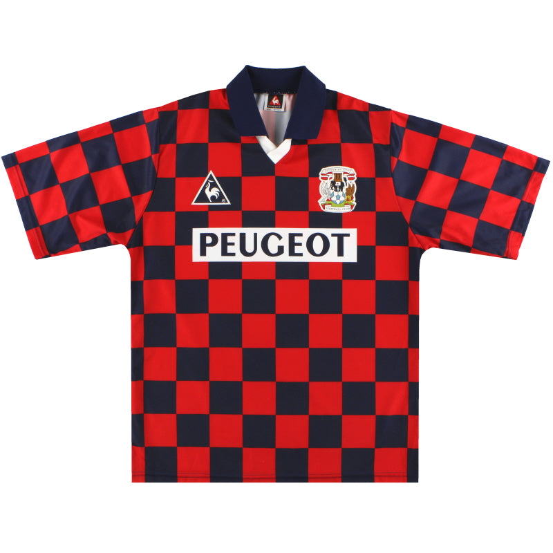 1996-97 Coventry Le Coq Sportif Away Shirt L Football Shirt