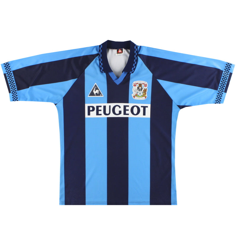 1996-97 Coventry Le Coq Sportif Home Shirt L Football Shirt