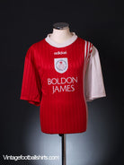 1996-97 Crewe Alexandra Home Shirt XL Football Shirt