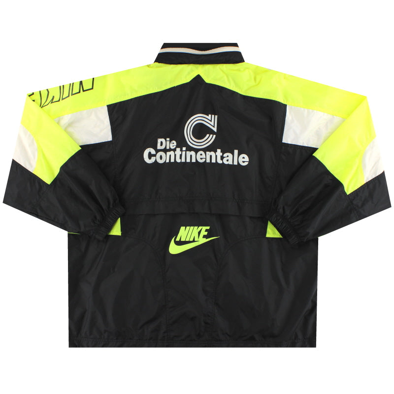 1996-97 Dortmund Nike Hooded Rain Jacket XXL | Vintage Football Shirts