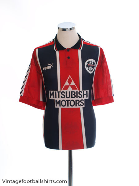 1996-97 Eintracht Frankfurt Home Shirt *Mint* L Football Shirt