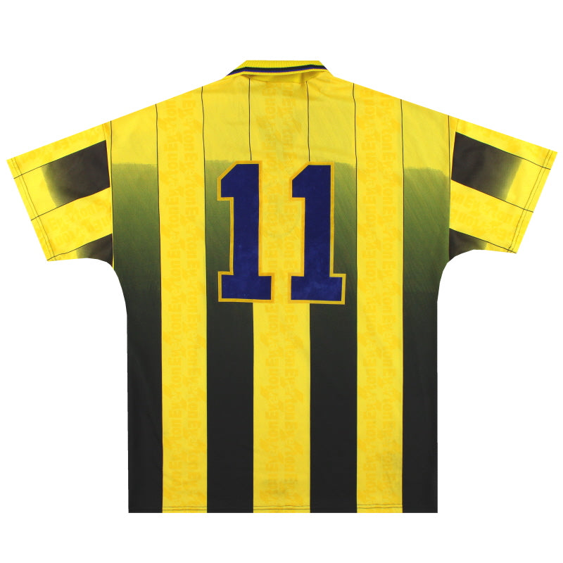 1996-97 Everton Umbro Player Issue Away Shirt #11 XL | Vintage