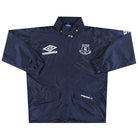 1996-97 Everton Umbro Pro Training Hooded Jacket M Jacket