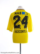 1996-97 FC Aarau Match Issue Away Shirt Viceconte C. #24 XXL Football Shirt