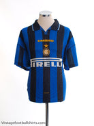 1996-97 Inter Milan Home Shirt L Football Shirt