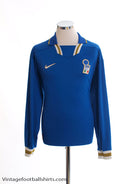 1996-97 Italy Home Shirt L/S XL Football Shirt
