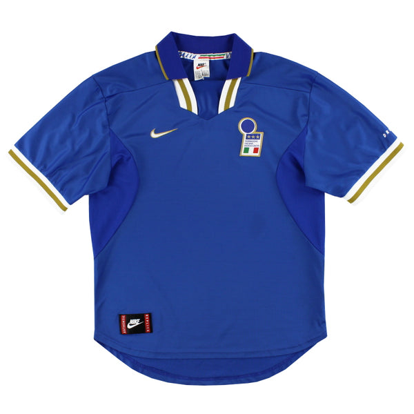 1996-97 Italy Nike Home Shirt S Vintage Football Shirts