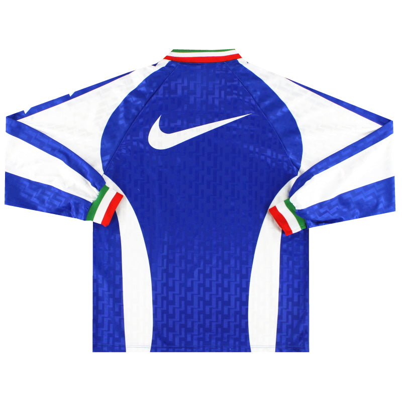 1996-97 Italy Nike Training Shirt L/S *Mint* L | Vintage Football