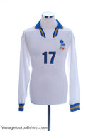 1996-97 Italy Player Issue Away Shirt #17 L/S L Football Shirt