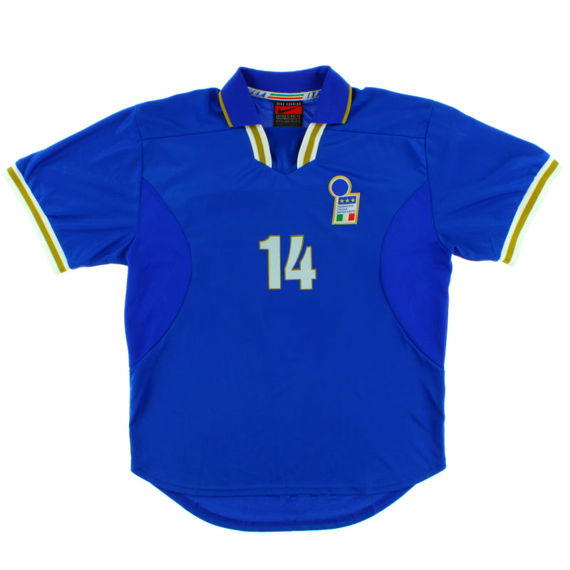 1996-97 Italy Player Issue Home Shirt #14 XL Football Shirt