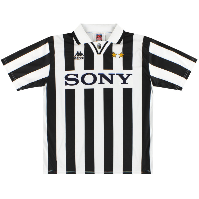 1996-97 Juventus Kappa Basic Home Shirt #9 (Boksic) L Football Shirt