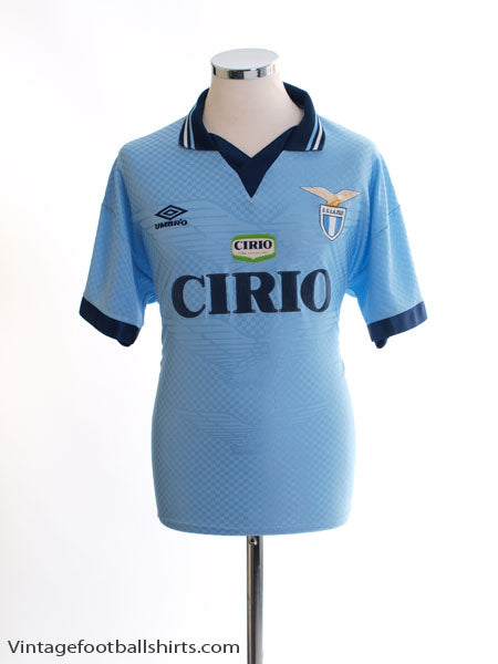 1996-97 Lazio Home Shirt M Football Shirt