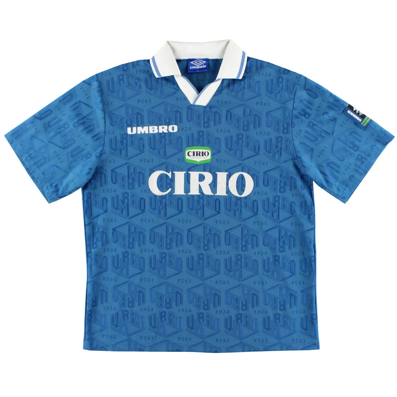 1996-97 Lazio Player Issue Umbro Training Shirt XL Training Shirt