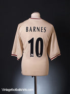 1996-97 Liverpool Away Shirt Barnes #10 XL Football Shirt