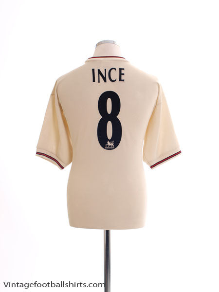 1996-97 Liverpool Away Shirt Ince #8 L Football Shirt