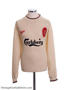 1996-97 Liverpool Away Shirt L/S XL Football Shirt