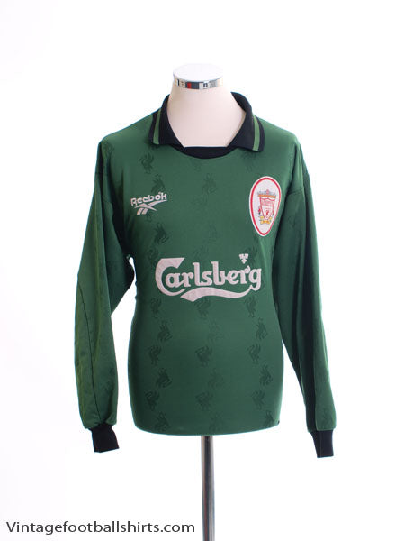 1996-97 Liverpool Goalkeeper Shirt M Football Shirt