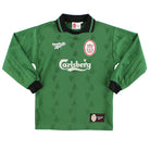 1996-97 Liverpool Goalkeeper Shirt L.Boys Football Shirt