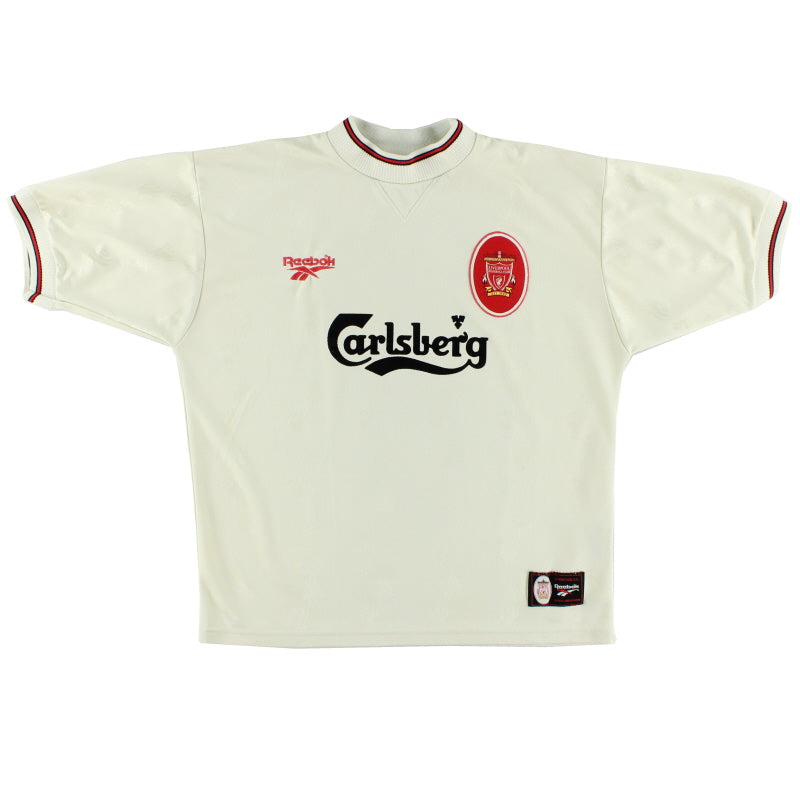 1996-97 Liverpool Reebok Away Shirt M Football Shirt