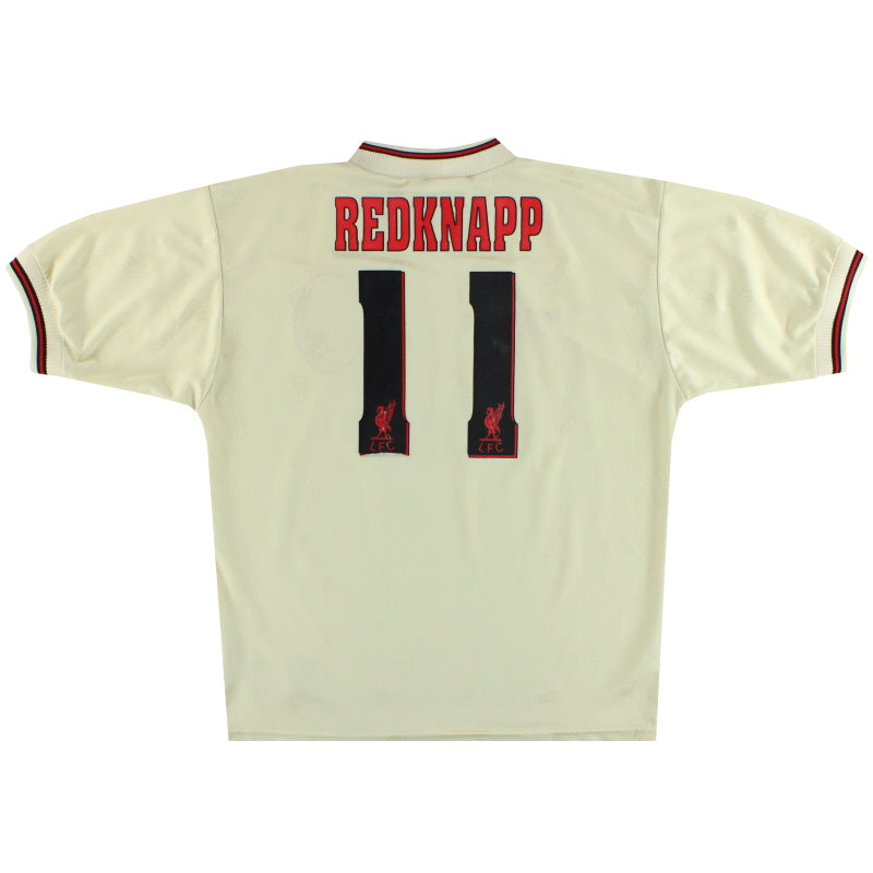 1996-97 Liverpool Reebok Away Shirt Redknapp M Football Shirt