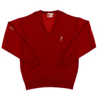 1996-97 Liverpool Reebok V-Neck Jumper L Sweatshirt