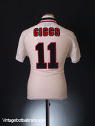 1996-97 Manchester United Away Shirt Giggs #11 Y Football Shirt