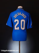 1996-97 Manchester United Third Shirt Solskjaer #20 L Football Shirt