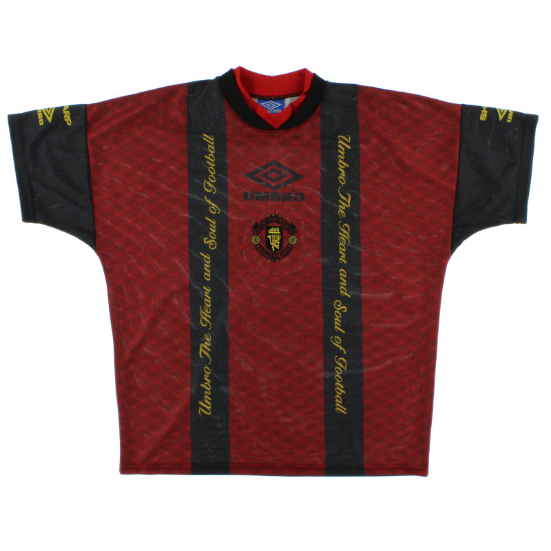 1996-97 Manchester United Umbro Training Shirt L Training Shirt