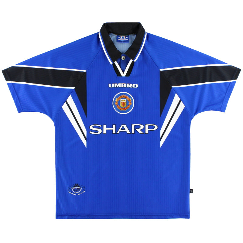 1996-97 Manchester United Umbro Third Shirt Beckham #7 L | Vintage