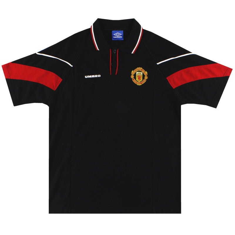 1996-97 Manchester United Umbro Polo Shirt XXL Polo Shirt