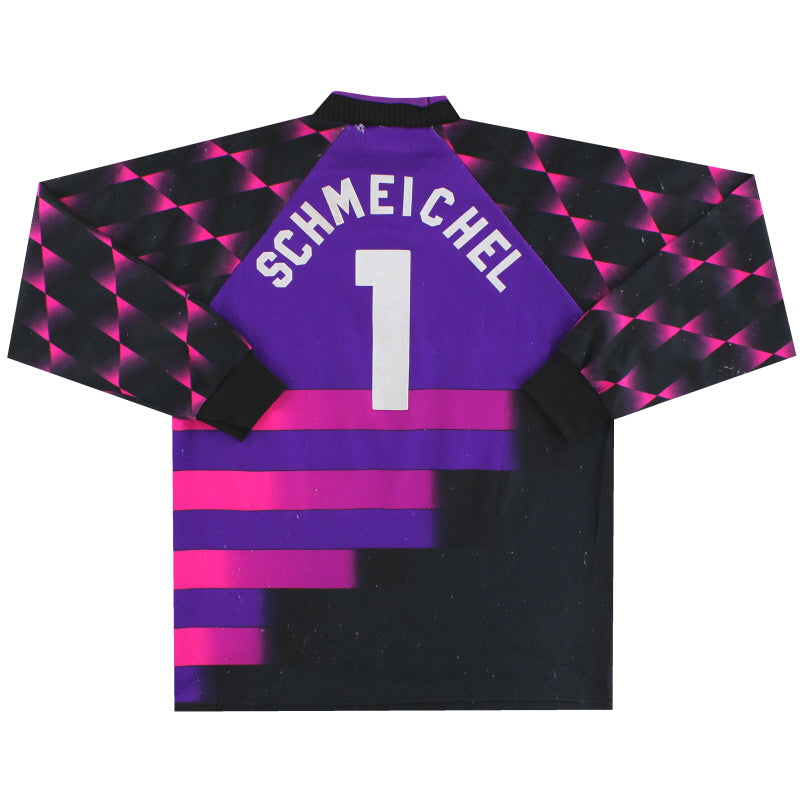 1996-97 Manchester United Umbro Goalkeeper Shirt Schmeichel #1 L Football Shirt