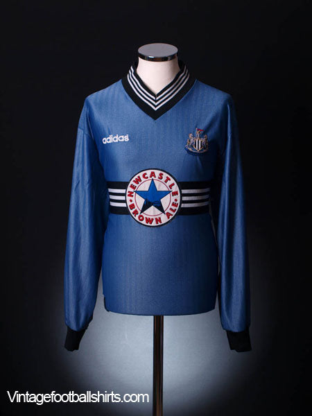 1996-97 Newcastle Away Shirt L/S XL Football Shirt