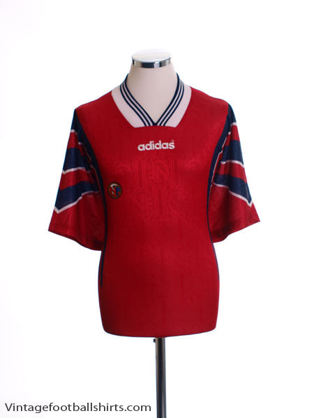 1996-97 Norway Home Shirt L Football Shirt