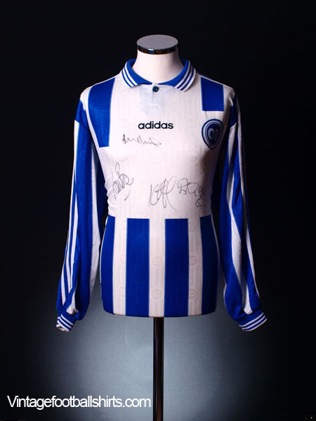 1996-97 Odense BK Signed Home Shirt L/S XL Football Shirt