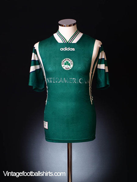 1996-97 Panathinaikos Home Shirt M Football Shirt