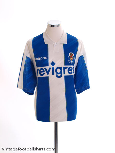 1996-97 Porto Home Shirt *Mint* L Football Shirt