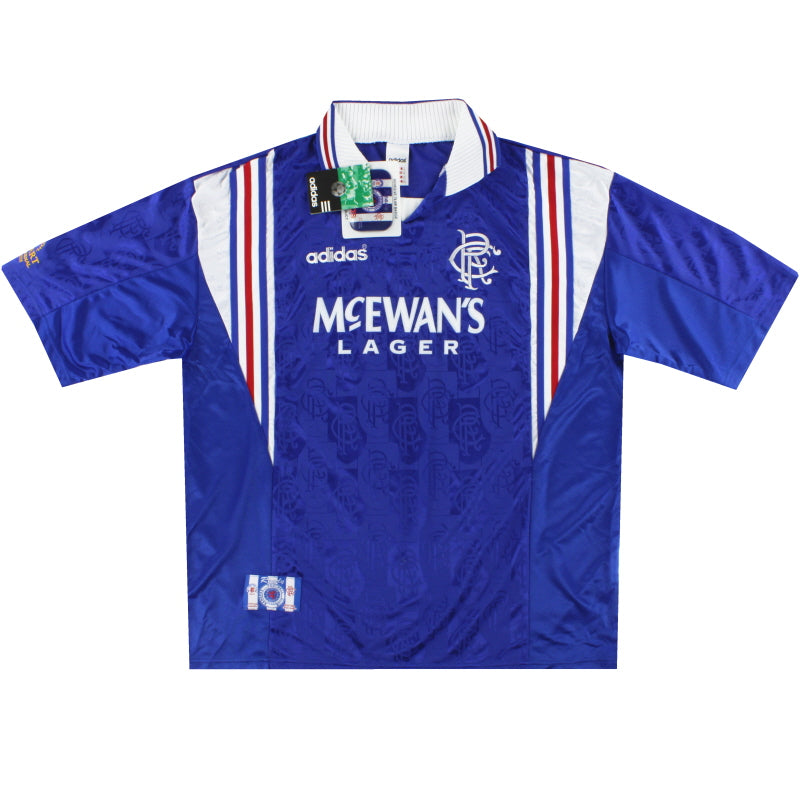1996-97 Rangers adidas 'Richard Gough Testimonial' Home Shirt *w/tags* XXL Football Shirt