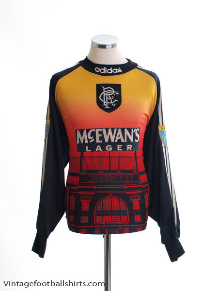 1996-97 Rangers Match Issue Goalkeeper Shirt #1 XXL Football Shirt