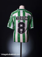 1996-97 Real Betis Match Issue Home Shirt Marquez #8 *BNWT* XL Football Shirt
