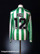 1996-97 Real Betis Match Issue Home Shirt Nadj #12 *BNWT* XL Football Shirt