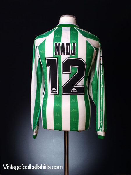 1996-97 Real Betis Match Issue Home Shirt Nadj #12 *BNWT* XL Football Shirt