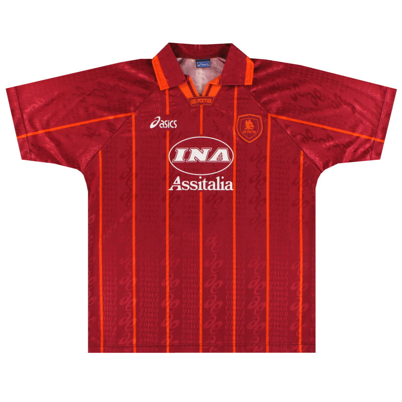 1995-96 Roma Asics Home Shirt XL | Vintage Football Shirts