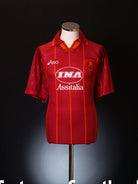 1996-97 Roma Home Shirt *Mint* L Football Shirt