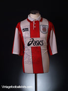 1996-97 Stoke City Home Shirt L Football Shirt