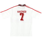1996-97 Stuttgart adidas Home Shirt Hagner #7 L Football Shirt