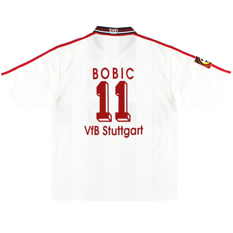 1996-97 Stuttgart adidas Home Shirt Bobic #11 XL | Vintage